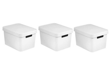 Контейнер CURVER INFINITY 17л с крышкой, белый