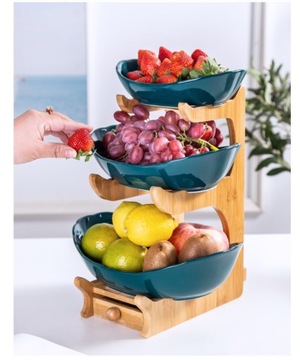 ТАРЕЛКА ДЛЯ ДОМАШНИХ ФРУКТОВ БОЛЬШАЯ ЧАШКА ДЛЯ ОВОЩЕЙ ТРЕХЯРУСНАЯ ТАРЕЛКА