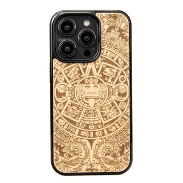 Dřevěné Pouzdro Bewood pro iPhone 14 Pro Kalendář Aztécký Aniegre