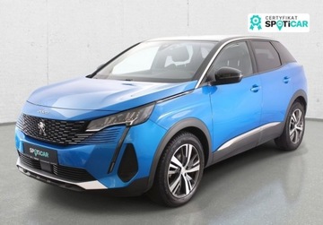 Peugeot 3008 II Crossover Facelifting  1.2 PureTech 130KM 2022 Peugeot 3008 Allure Pack EAT8 z Gwarancja Od RiA 1.2 Benzyna 130KM