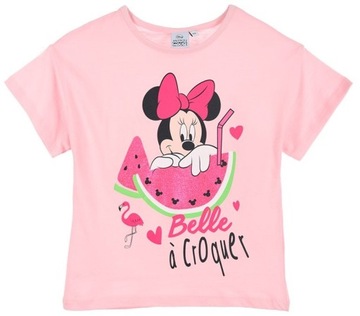 Krótka koszulka crop top dla dziewczynki 116