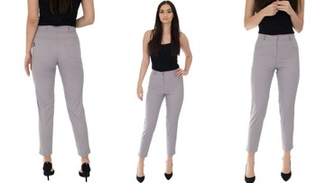 БРЮКИ CIGARILLET k8 С высокой талией ЦВЕТА, размер 52