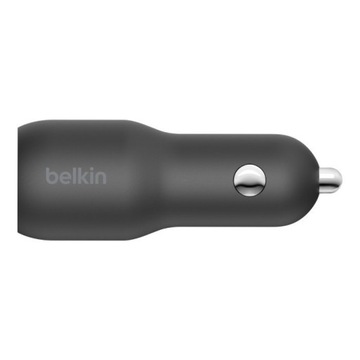 Автомобильное зарядное устройство Belkin, 37 Вт, USB-C PD, двойное, USB-C, USB-A B