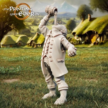 Halfling Commoner D The Printing Goes Ever On