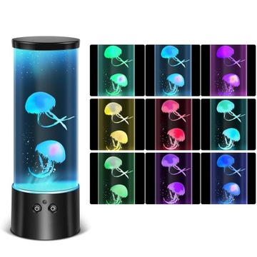 СВЕТОДИОДНЫЙ НОЧНИК МЕДУЗА RGB 17 ЦВЕТОВ 29 СМ ПОДАРОК ​​ДЕТЯМ