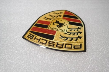 НАКЛЕЙКА С ЛОГОТИПОМ PORSCHE НАКЛЕЙКА 7,5 x 9,6 см