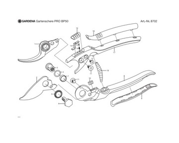 EUROFLORA GARDENA - 8702-20 - PRECAUTER BP50 PREMIUM