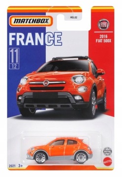 MATCHBOX SAMOCHODZIK 2016 FIAT 500X HBL12