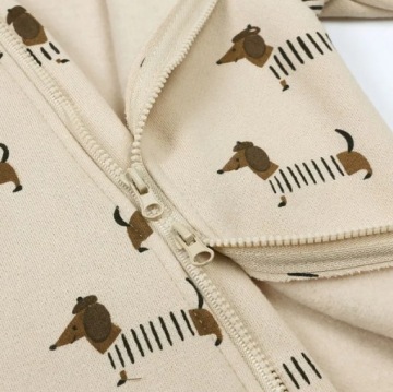 КОМБИНЕЗОН С КАПЮШОНОМ НА МОЛНИИ, ТЕПЛЫЕ ДЕТСКИЕ РАМПЕРЫ С ДЛИННЫМИ РУКАВАМИ