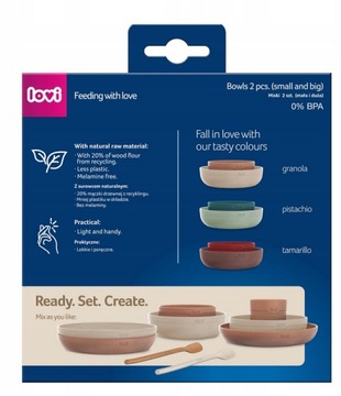 МИСКА LOVI BABY, 2 ПРЕДМЕТА, ЛЕГКАЯ ЭКО