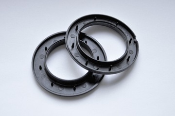 Люверсы для декоративных колец 6,5 см черные 2 шт.