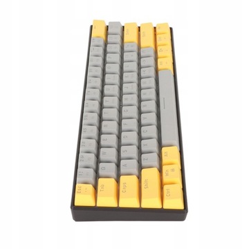 МЕХАНИЧЕСКАЯ КЛАВИАТУРА 60% RGB СЕРЫЙ СВЕТОДИОД