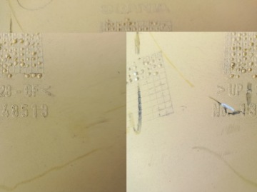 Спойлер на крыше SCANIA P, дефлектор салона