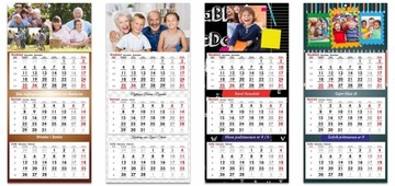 1 трехсторонний фотокалендарь на 2024 год с вашими фотографиями