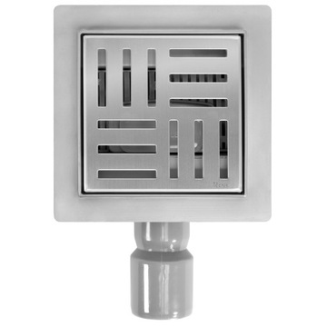 РЕШЕТКА ЛИНЕЙНАЯ ВОДОПРОВОДНАЯ КВАДРАТНАЯ REA CROSS 120X120