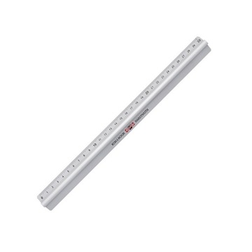 LINIAŁ LINIJKA METALOWA Z UCHWYTEM 30 CM 910403
