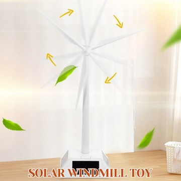Настольная модель ветряной турбины, мини-игрушка на солнечной мельнице