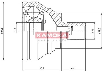 PRZEGUB NAPĘDOWY ZEWNĘTRZNY SEAT ALTEA LEON 2004-