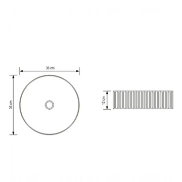 VELDMAN КЕРАМИЧЕСКАЯ НАСТОЛЬНАЯ РАКОВИНА, RURATED, ВЕРОНА