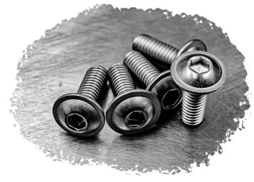 ВИНТ M8X16 ДЛЯ ОБТЕКТЕРОВ, ФЛАНЕЦ НЕРЖАВЕЮЩИЙ 7380F (10)