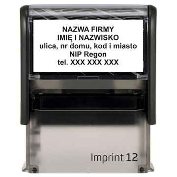 Pieczątka Trodat Imprint 8912 47x18mm własny tekst do 6 linii Pieczątka