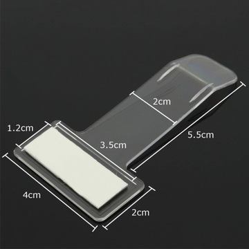 ЗАЖИМ-ДЕРЖАТЕЛЬ ДЛЯ ОКНА ПАРКОВОЧНОГО БИЛЕТА И ИД-КАРТЫ