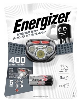 Latarka czołowa Energizer Vision HD+ Focus, 400 lm