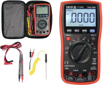 ЦИФРОВОЙ СЧЕТЧИК LCD TRUE RMS NCV YATO