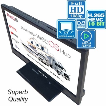 Телевизор 16 дюймов Unispectra Smart (WebOS) 12 В/240 В S2/T2/C Magic Remote