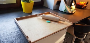 БОЛЬШОЙ ДЕРЕВЯННЫЙ СТОЛ ИЗ БУКА 70x51 СМ RANT 3 СМ