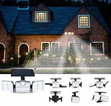 СВЕТОДИОДНАЯ СОЛНЕЧНАЯ ЛАМПА, ДАТЧИК ДВИЖЕНИЯ В СУМЕРКАХ, МОДУЛЬНЫЙ