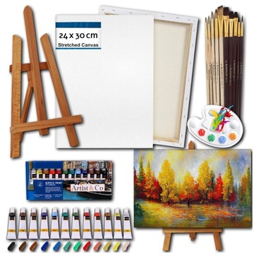 НАБОР КРАСОК ДЛЯ ХУДОЖЕСТВЕННОЙ КРАСКИ EALS PAINTS ПОДАРОЧНАЯ ЖИВОПИСЬ