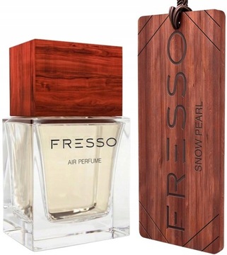 FRESSO SNOW PEARL PERFUMY + ZAWIESZKA DO AUTA