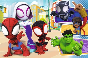 ПАЗЛ МАКСИ СПАЙДИ И ДРУЗЬЯ MARVEL 24 ЧАСТИ.