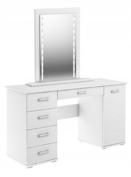 TOALETKA SZUFLADY WIZAŻ MAKIJAŻ Z OŚWIETLENIEM LED