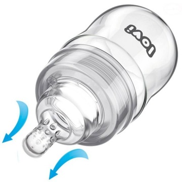 Lovi стеклянная бутылочка антиколиковая 250мл Diamond G