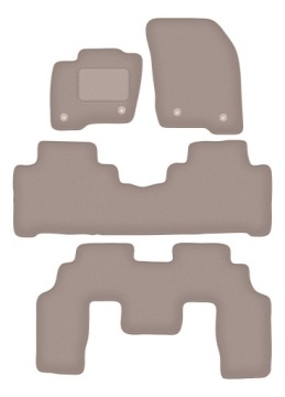 Velurové autokoberce: Ford S-max MK2 7 osob (2015-)