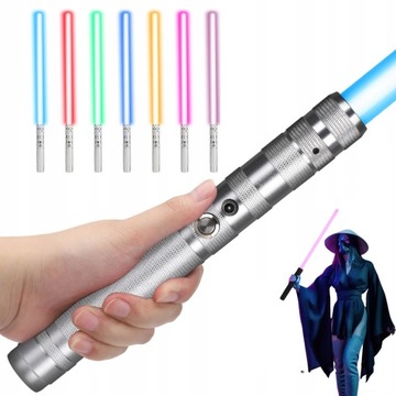 MIECZ ŚWIETLNY ŚWIECĄCY STAR WARS Z DŹWIĘK LED 14 KOL
