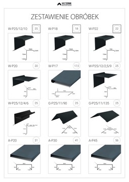 PP-P15 КОРИЧНЕВЫЙ ЖЕЛОБОЧНЫЙ ПОЯС Отливы из листового металла