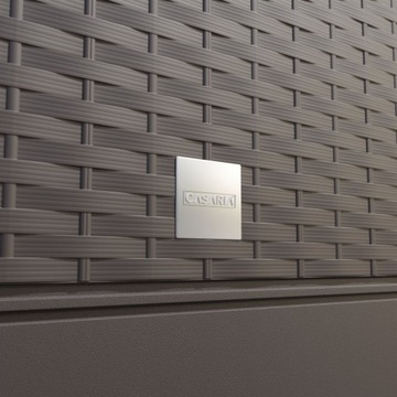 Садовый ящик, багажник, место для подушек, пластик, 310л, коричневый