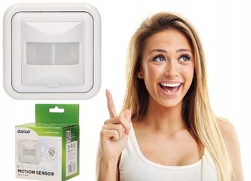 CZUJNIK RUCHU ZMIERZCHU DO PUSZKI 60 LED PIR