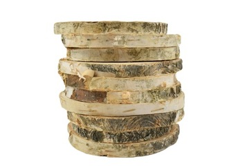 Plastry drewna, krążki drewniane 7-8 cm szlifowane