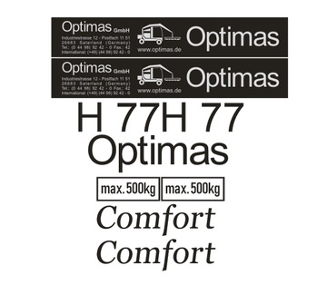 Naklejki oklejenie OPTIMAS H77