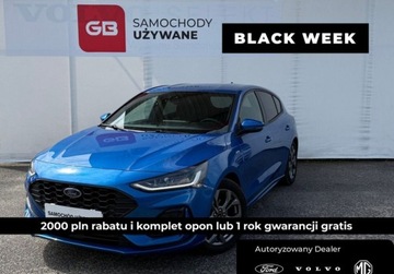 Ford Focus IV Hatchback Facelifting 1.0 EcoBoost 125KM 2024 Ford Focus 1.0 EcoBoost 125KM mHEV MT6 ST-Line Salon PL ASO FV23 Gwar Fabr