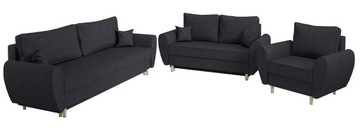 Zestaw wypoczynkowy Max 3+2+1 Kanapa, Sofa, Fotel