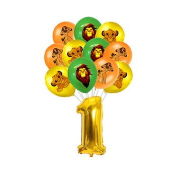 Balony-number1 król lew Simba materiały urodzinowe