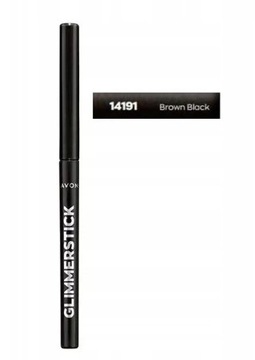avon konturówka BROWN BLACK kredka czarno brązowa