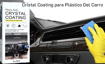 Cristal Coating para Plástico Del Carro, Crystal Coating for Car, Plastic