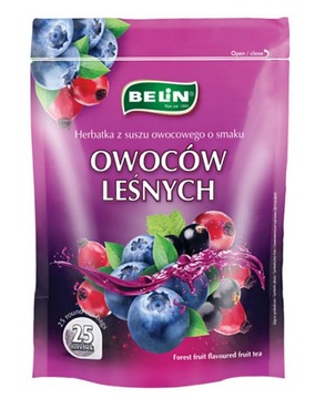 Herbata Owoców Lasu z Suszu Owocowego 25 tor Belin
