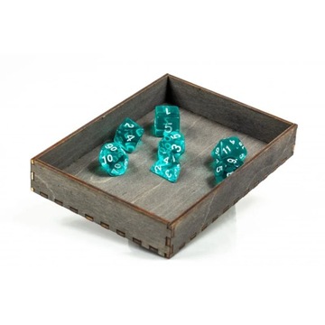 MAGIA WODY ZESTAW 7 PRZEZROCZYSTYCH KOŚCI RPG